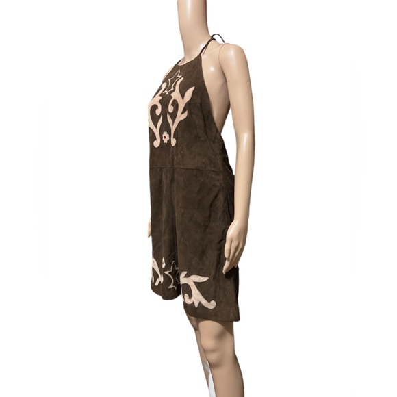 NWOT Free People Sienna Suede Mini Dress Size M - Picture 4 of 15